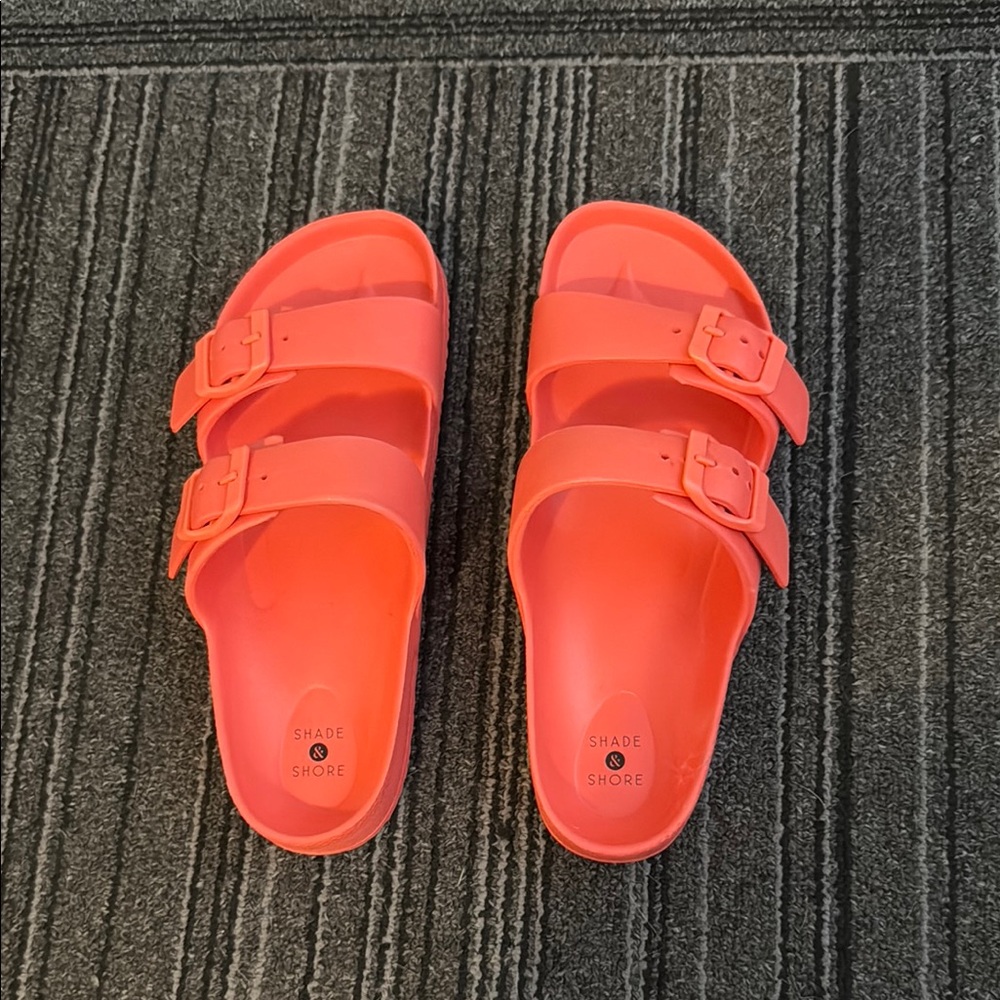 Shade & Shore  Adults' Orange Sandals